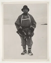 Luitenant Bowers tijdens de Terra Nova-expeditie (1910-13) naar de Zuidpool