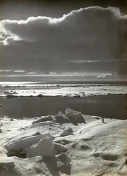 Zonsondergang op het pak