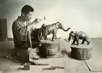 De bronzen beeldhouwer, 1910