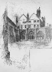 De kloosters, Westminster Abbey, 1890