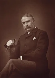 Portret van Sir William Schwenck Gilbert 1836-1911