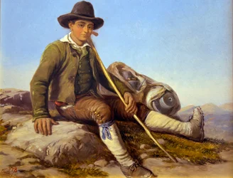 Berger de la Brigue, c1850 (Olieverf op doek)