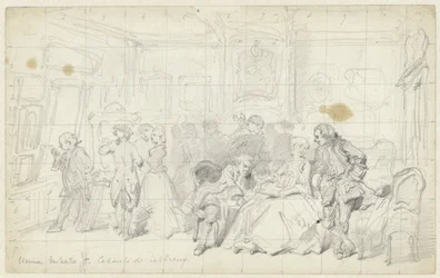 Kunstbeschouwing in een oud Hollands huis