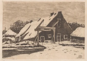 Boerderij met ophaalbrug