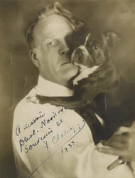 Portret van de zanger Feodor Ivanovich Chaliapin 1873-1938, c. 1930