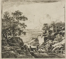 De Cascade, uit de serie Set landschappen