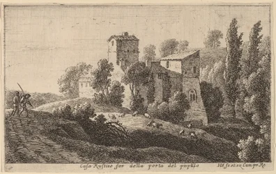 Boerderij voorbij de Porta del Popolo