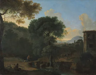 Landschap met Reizigers, jaren 1630