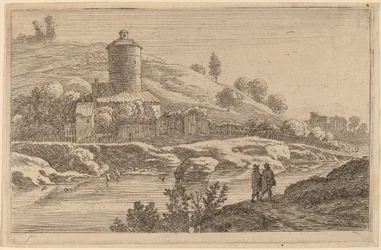 Ronde toren bij de Tiber