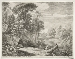 De Ezel naar de Rivier Geleid
