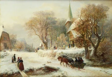 Naar de kerk gaan