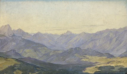 Bergvallei in Oberbayern