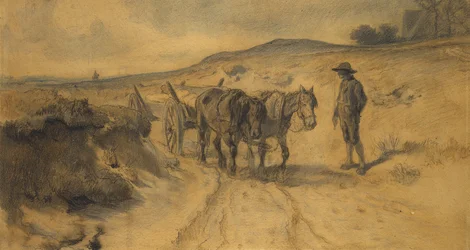 Op het veenland, ca. 1855