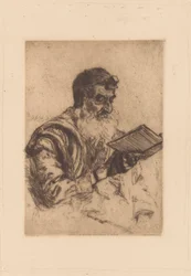 Biddende joodse man