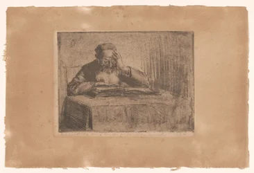 Lezende joodse man