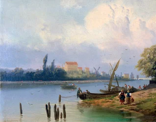 Mensen bij de Boten in Nederland, ca. 1835-1882
