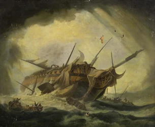 Zinkende Fregat