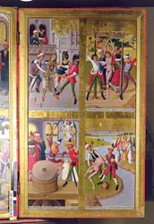 Scènes uit het Leven van St. Victor van het Binnenste Deel van de Rechter Buitenste Vleugel van het Voormalige Hoofdaltaar in de St. Nicolaaskerk, 1481