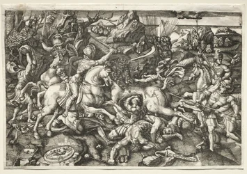 Gevecht tussen ruiters, 1523