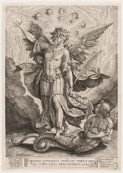 Michael triomfeert over de draak
