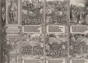 Het huwelijk van Filips de Schone met Joanna van Oostenrijk, Maximiliaan herovert de bezette T...