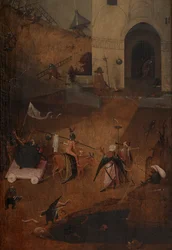 Detail van het rechterpaneel van het Laatste Oordeel