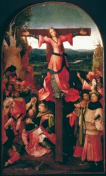 De kruisiging van de heilige Julia (of Liberata)
