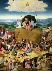 De Hooikar: centraal paneel van het drieluik, ca. 1500