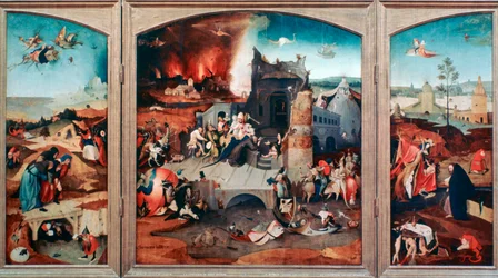 Drieluik van de verzoeking van de heilige Antonius, ca. 1480-1516