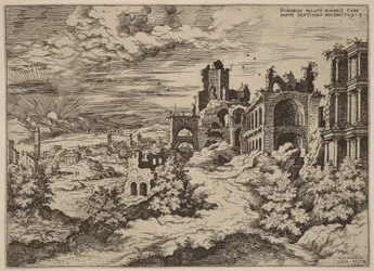 Ruïnes op de Palatijn met een panoramisch uitzicht