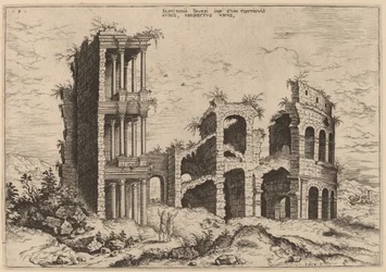 Het Septizonium en het Colosseum