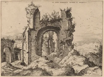 Uitzicht op de Baden van Caracalla
