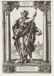H. Filippus (Christus en de twaalf apostelen, en H. Paulus)