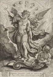 Sint Michaël die de draak overwint