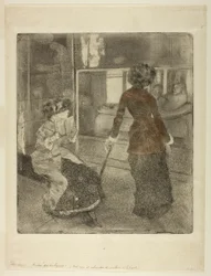 Mary Cassatt in het Louvre: De Etruskische Galerij