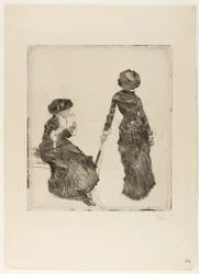 Mary Cassatt in het Louvre: De Etruskische Galerij