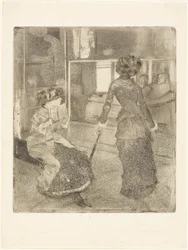 Mary Cassatt in het Louvre: De Etruskische Galerij