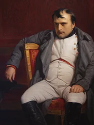 Napoleon I in Fontainebleau, 31 maart 1814, detail