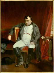 Portret van Napoleon I in Fontainebleau op 31/03/1814