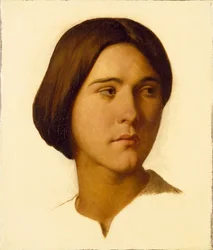Hoofd van een jonge vrouw, 1840s