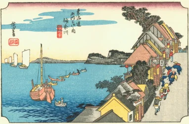 Kanagawa - Yokohama zoals het eruitzag in het Tokugawa-tijdperk
