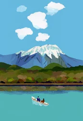 Afspraakje op het meer