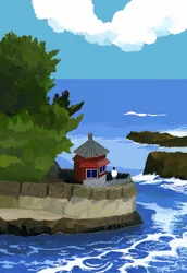 Residentie van de Japanse kunstenaar Tenshin Okakura, Izura Rokkakudo