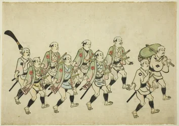 Processie van een Daimyo