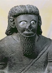 Koning Hadad, van het Paleis in Tell-Halaf, Syrië