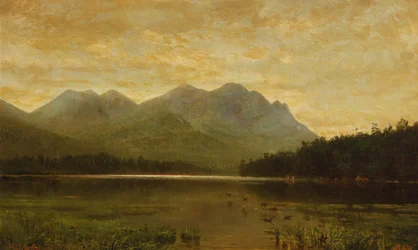 Bovenste Ausable-meer, 1868