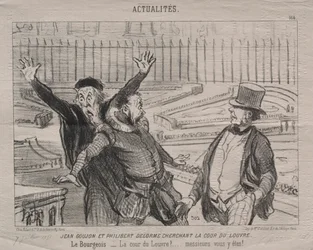 Actualiteiten plaat 164: Jean Goujon en Philibert Delorme op zoek naar de binnenplaats van het Louvre