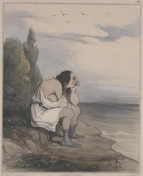 Oude Geschiedenis, nr. 40: De Wanhoop van Calypso (Histoire Ancienne, nr. 40: Le désespoir de Calypso)