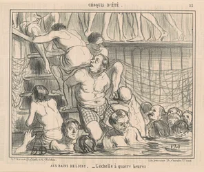 Bij de baden van Deligny
