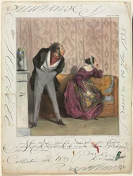Caricaturana plaat 36: Waarvan! Waarvan! Uw Bruidsschat..., 1837